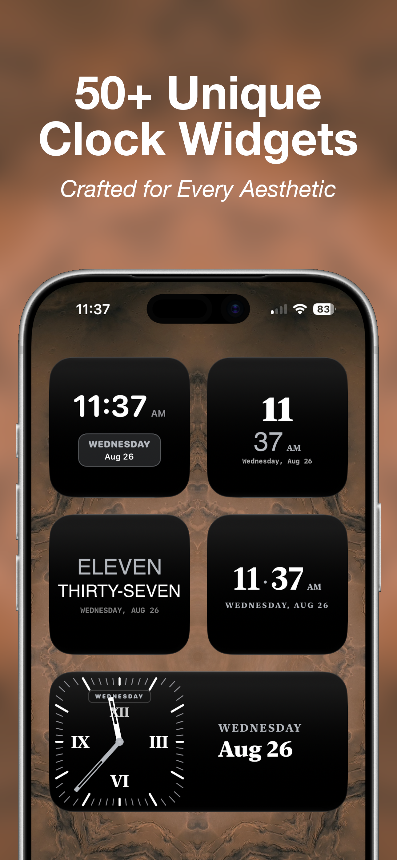 50+ Unique Clock Widgets